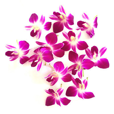 Single Purple Orchid Lei Bulk